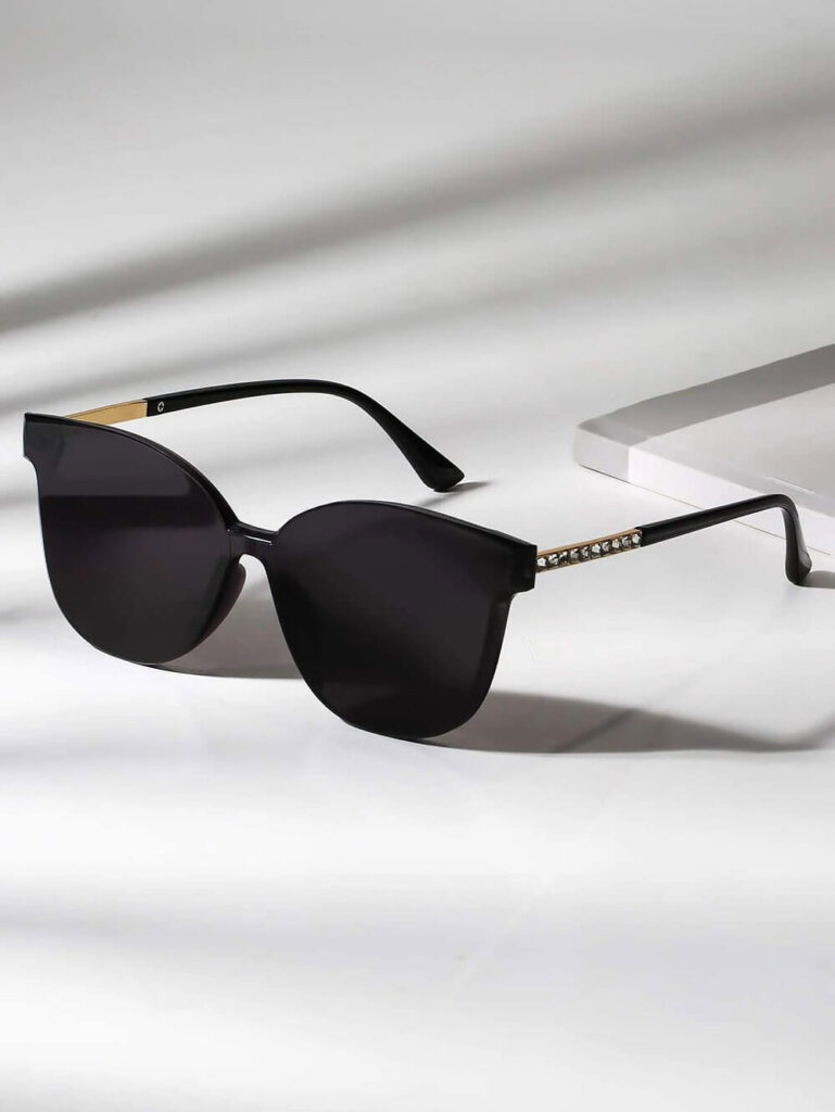 Frame round sunglasses